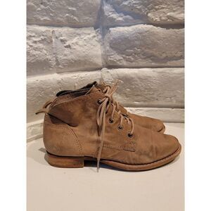 Sam Edelman Leather Ankle Combat Boots Womens Size 5